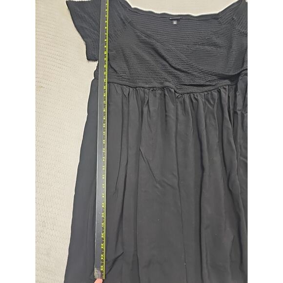 Torrid Shirt Womens 5 Black Vneck Stretch Tunic - Picture 2 of 7